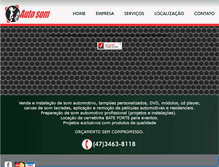 Tablet Screenshot of caduautosom.com.br